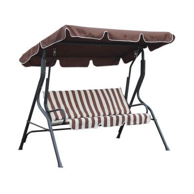 China Modern high quality patio outdoor garden swing chair with canopy for sale