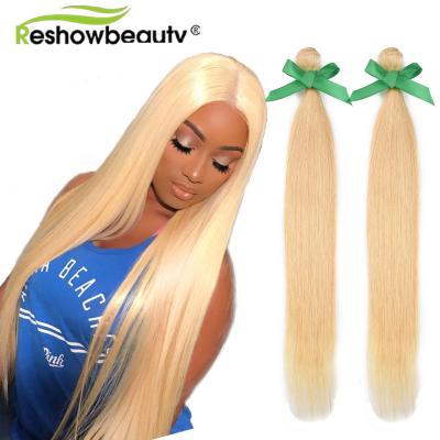 China 613 Straight No Shedding Blonde Brazilian Straight Hair Bundles 613 Virgin Hair Bundles for sale