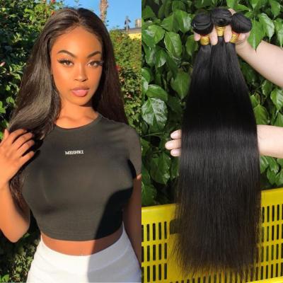 China Virgin Hair Silky Straight Raw Wave Bundle Wholesale Vendors Bone Bundles Long Straight Hair for sale