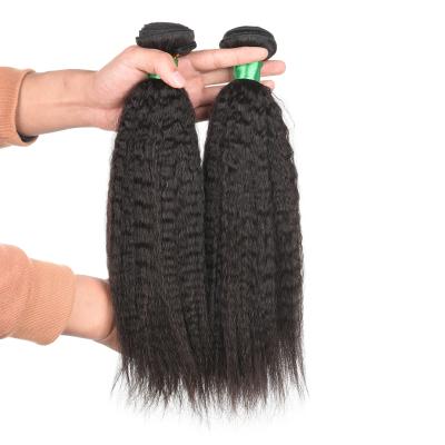 China High Quality Yaki Yaki Straight Wave Hair Weave Bundles Malaysian Virgin Hair for sale