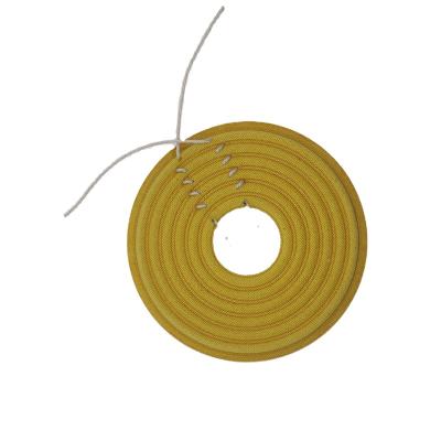 China high quality phenol yellow treatment subwoofer color 6 damper spider with lead wire for sale