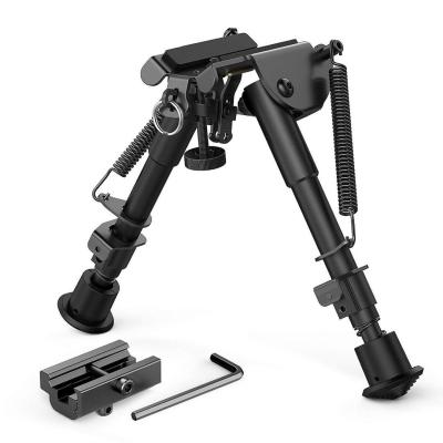 China Plastic Tactical 6-9inch Bipod with 21mm Rail Adapter for sale