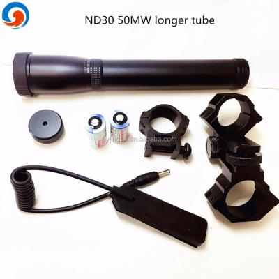 China Aluminum Alloy Beam 50mw Adjustable Bottom Zero Bottom Green Laser Designator For Night Vision Hunting for sale