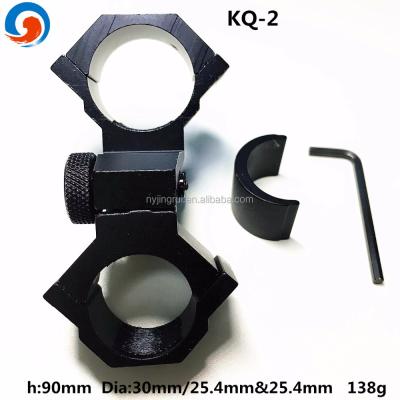 China Aluminum Alloy Laser Windage Diameter 25.4-30mm Tactical Adjustable Scope Mount for sale