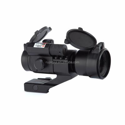 China Aluminum Alloy AR15 Hunting Equipment 1x30 Dot Sight Tactical Red Scope with Red Laser Sight for Hunting for sale