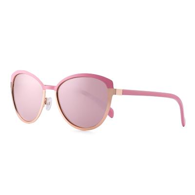 China Cat Eye 14389 Women Custom Logo Polarized Cat Eye Sunglasses UV400 for sale