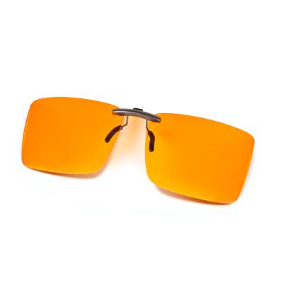 China Fashion Unisex Frameless Sunglasses 03 UV400 Clip On Yellow Night Vision Sunglasses for sale