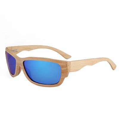 China Fashion Sunglasses 56321 Top Selling Custom Logo Polarized Vintage Frame Bamboo Sunglasses for sale