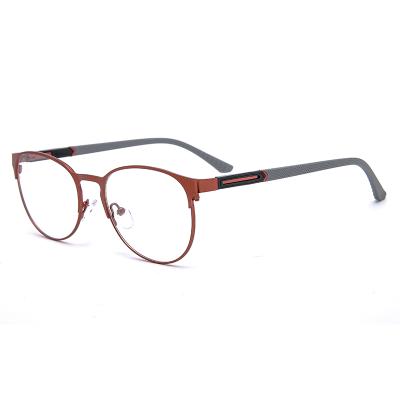 China For reading glass high quality fashion 15003 the new round stainless steel optical frame glasses for women for sale