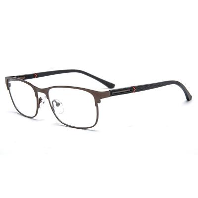 China For reading glasses 15010 high quality popular rectangular stainless steel frame glasses for men for sale