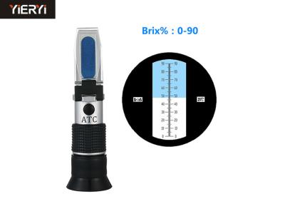 China Honey Sugar / Red Sea Refractometer Handheld For Soft Drinks / Wine for sale