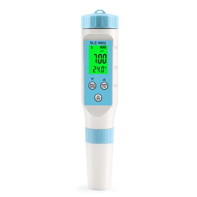 China 3-in-1 pH Meter with Bluetooth – Accurate EC and Temperature Measurement for Water Quality in Pools, Aquariums, and Hydroponics for sale