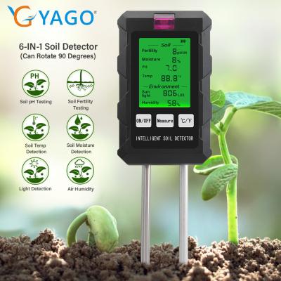 China All-in-One Soil Testing Device: Accurate 6-in-1 Meter for Healthy Plants & Optimal Growth for sale