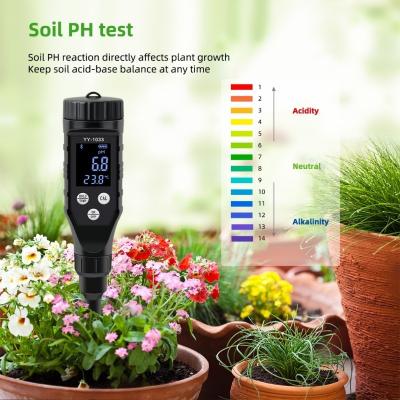 China Professional Soil pH & Temperature Meter with Real-Time APP Sync for sale