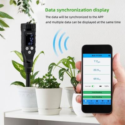 China Portable Digital Soil pH Tester with Bluetooth Data Logging for sale