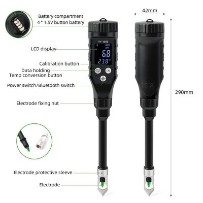 China Upgrade Your Farming with the YY-1033 Smart Soil pH & Temperature Monitor! for sale