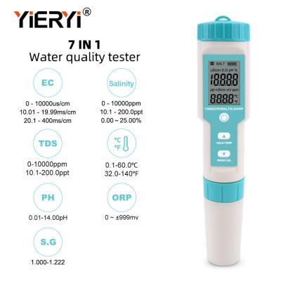 China 33*24mm LCD Screen IP67 TDS EC Digital ORP Meter for sale