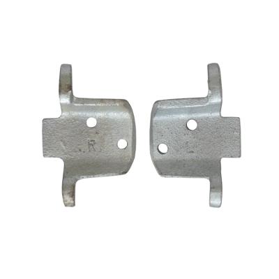 China Malleable Iron Electric Galvanized Endlock / Windlock Magazine For Rolling Door Curved Slat for sale