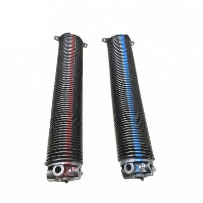 China Wind Resistant High Quality Customized Industrial Garage Door Black Coated Left Torsion Spring for sale