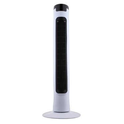 China The Hotel Tower Fan with Remote and Large LED Display 3 Speeds 32 Inch Bladeless Fan, 7.5H Timer Indoor Floor Fans for sale