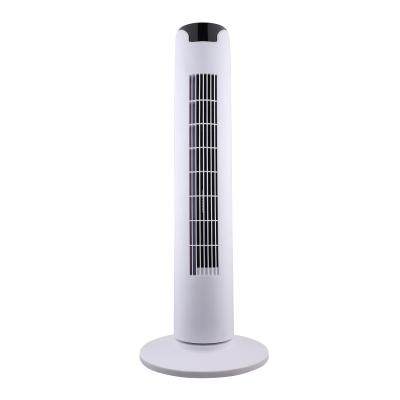 China Hotel 35 Inch Bladeless Tower Fan with Outdoor and 7.5 Hour Timer Electric Standing Floor Fan for Indoor Bedroom Office and Home Use for sale