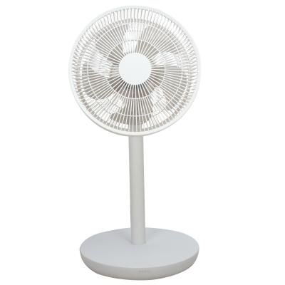 China Hotel Hot Sales Factory OEM 12 Inch 5 Pieces Fan Blades DC Electric Pedestal Stand Fan Available Standing Plastic Fan for sale