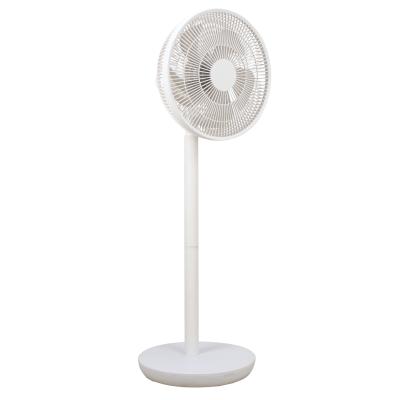 China Hotel Factory Wholesale OEM 12 Inch 5 Pieces Fan Blades DC Electric Pedestal Fan Available Stand Standing Household Plastic Fan for sale