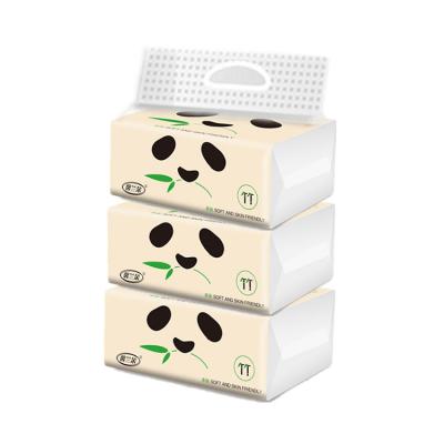 China Hotel Restaurant Eco-friendly Comfortable Soft Cost Effective Recycled Facial Tissue Paper for sale