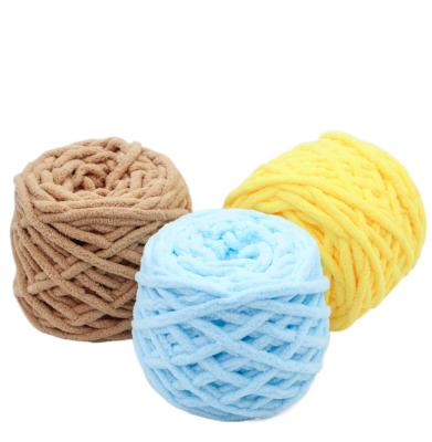 China Other Listing Chunky Yarn Fancy Yarn 7mm Yarn Dyed New Sustainable Chunky Yarn Spun New Chenille for sale