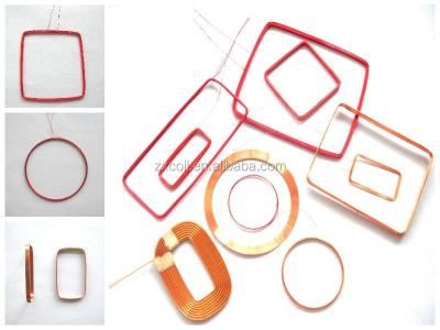 China Self Bonded Cooper Wire Copper RFID Antenna Coil For Smart Cards for sale