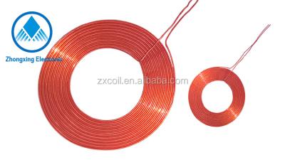 China Electromagnetic Induction Variable Inductor Coils Copper Pancake Coil RFID Air Coil , Custom Design for sale