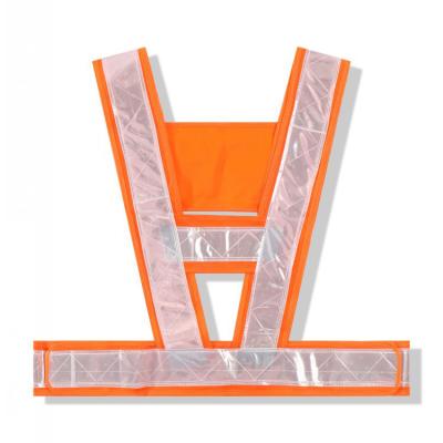 China V-shaped Reflective Clothing Road Construction Summer Water Proof Vest Traffic Greening Reflective Vest for sale