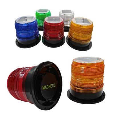 China Flashing--off High Quality Solar Powered LED Magnet Traffic Car Flashing Waterproof Warning Light for sale