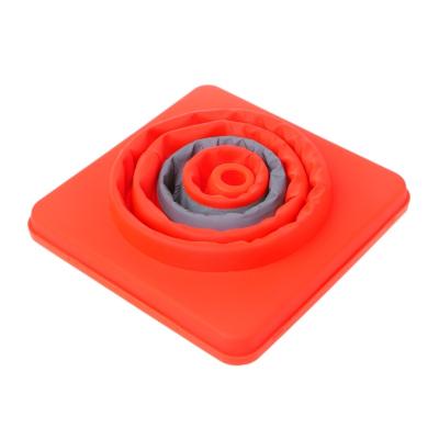 China Factory Wholesale 42cm High Road Safety Warning Sign Traffic Cone Tape Orange Times Visible Safety Cone for sale