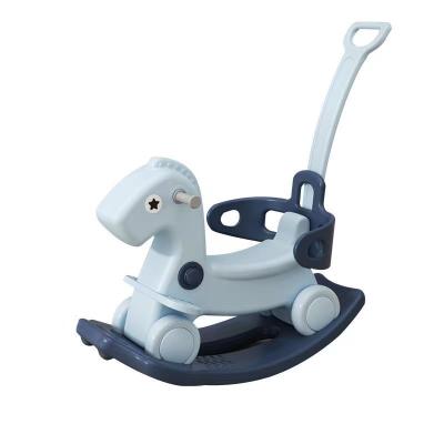 China Trojan Horse Children's Rocking Horse One-Year-Old Baby Gift Dual-Use Baby Rocking Horse for sale