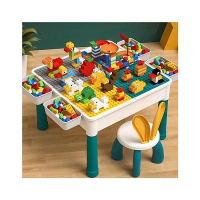 China Multifunctional Placement Children's Building Blocks Particle Assembly Puzzle Toy Boys And Girls Baby Game Board for sale