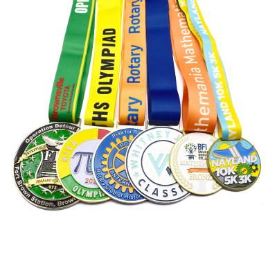 China European and American style sports medallions marathon medal athletics medal 3d medal running custom medallions for sale