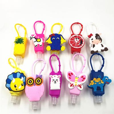 China Portable Wholesale Custom Animal Spray Bottle Holder Pocket Mini Size Cute Logo Key Chain for sale