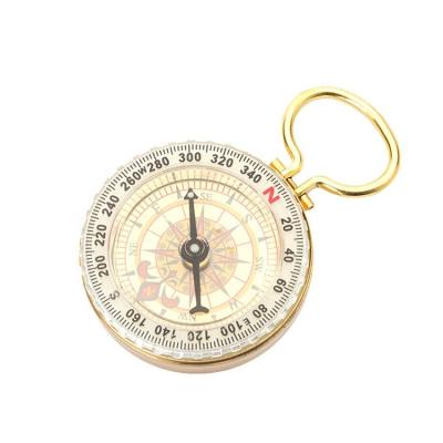 China Leading Betoyy Premium Brass Compass Camping Portable Survival Guide Multifunctional Mini Golden Hiking Glow in Dark Military Compass for sale