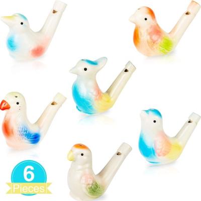 China Promotion Gift Bird Water Whistles Porcelain Bird Water Whistle Colorful Ceramic Bird Whistles Toys For Kids Birthday Gift, Easter Gift for sale