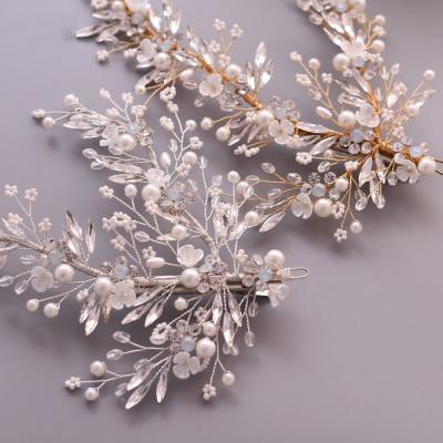 China Zhejiang Fashion Zhejiang Fashion Hair Jewelry Sweet Hot Selling Bridal Accessories Women's Rhinestone Crystal Combs for sale