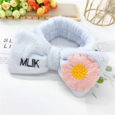 China New Fashion Korean Cute Daisy Hair Decoration Accessories Elastic Hair Band Women for sale