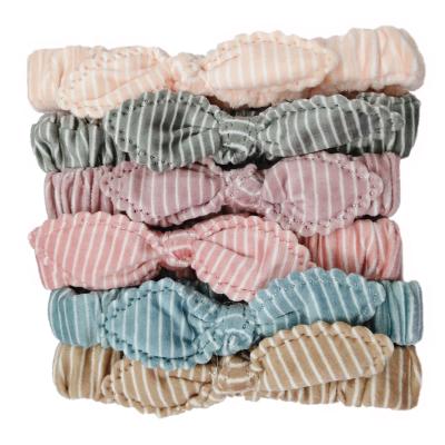 China Fashion Trendy Bow Elastic Hair Band Elastic Hair Band For Girl Women for sale