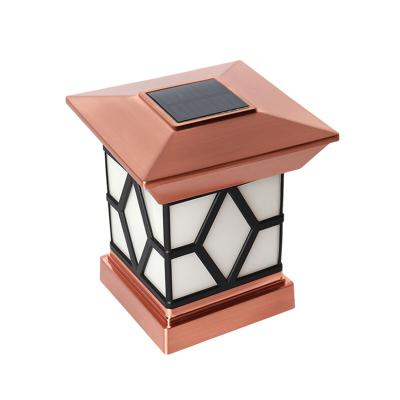 China Outdoor LED Lamp Path Solar Deck Lights Fence Post Outdoor Lighting Garden Decorative Lanterns Lights for sale