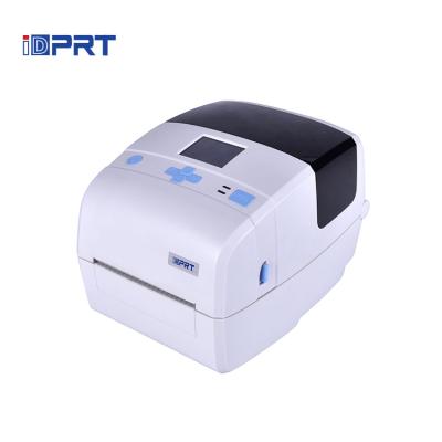 China iD4P 4inch Barcode Label Printer 300dpi High Performance Direct Thermal LCD Black And White Desktop Display for sale