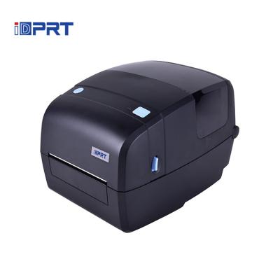 China iE4S Black Thermal Transfer Barcode Label Printer Hot Sale 100M Ribbon 300dp Desktop IDPRT for sale