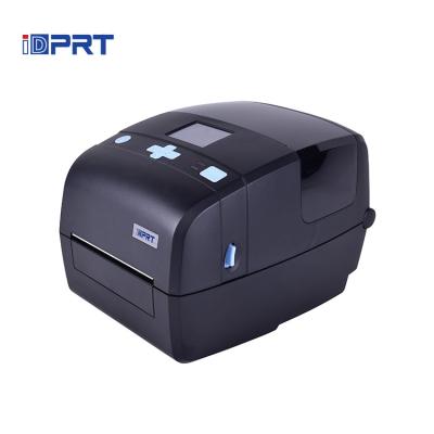 China iE4P Black Thermal Transfer Barcode Label Desktop Printer Ribbon High Printing Speed ​​2.4inch Color Screen iDPRT for sale