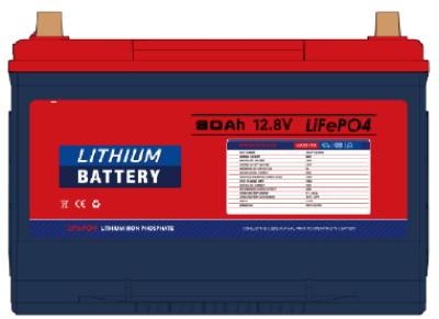 Китай Длинный цикл жизни LiFePO4 LFP 12,8V 80Ah Литий железофосфатный аккумулятор продается