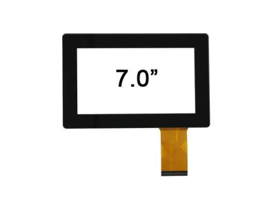 China Anti Vandal Capacitive Thick Glass Touch Screen 7 Inch PCAP Touch Panel for sale