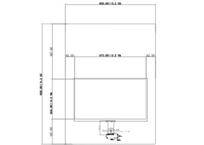 China 21.5 Inch Touch Screen Glass Mirror Projected Capacitive For Smart Home Appliance for sale